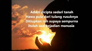 Mawaddah Adam amp Hawa Lirik [upl. by Carlee]