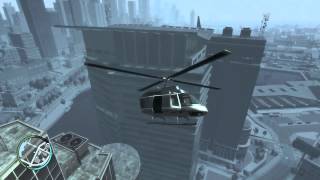 GTA IV  damaged helicopter crash [upl. by Ier]