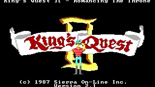 Kings Quest II  Romancing the Throne Original  E1  Magic Doors Walkthrough with Commentary [upl. by Burnard]