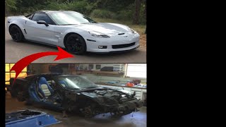 C6 corvette wide body transformation [upl. by Martel440]