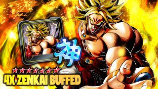 NOW THIS IS A DEVIL GODLY PLAT BUFFS FOR ZENKAI BROLY  Dragon Ball Legends [upl. by Uriiah886]