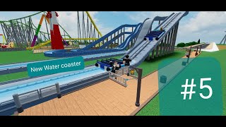 Building New water Rides In Theme Park Tycoon 2 [upl. by Harper]