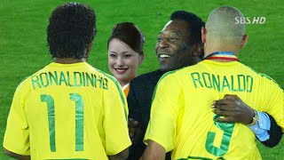 The Day Ronaldo Phenomenon amp Ronaldinho Impressed Pele [upl. by Yecak]