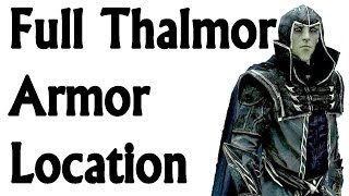 Skyrim How to Get Best Mage Armor at Level One Full Set of Thalmor Armor Robes [upl. by Manfred]