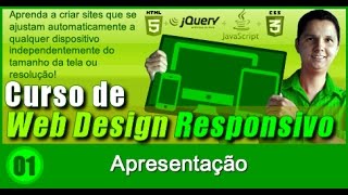 Curso de Design Responsivo Aula 01 Apresentação [upl. by Enrico499]