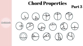 Geometry  HOW TO Chord Properties  Circle Theorem Part 3 [upl. by Garvin545]