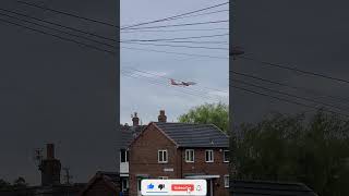 The Most Chaotic Landing at Manchester Airport [upl. by Eiuqnom]