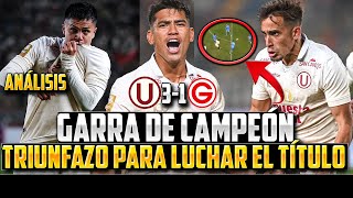 TRIUNFAZO PARA SOÑAR  UNIVERSITARIO 31 GARCILASO  LA U ES LÍDER EN DECISIVO PARTIDO  ANÁLISIS 🔥⚽ [upl. by Latouche]