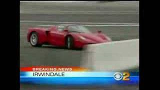 Eddie Griffin ferrari Enzo Crash [upl. by Enelrac]