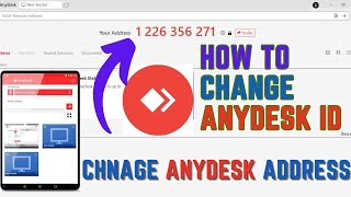 How to Change AnyDesk ID  Change AnyDesk Address  2024 [upl. by Richella269]