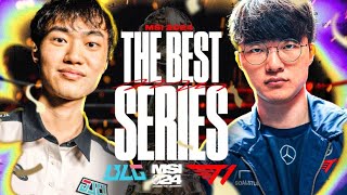 THE BEST SERIES ALL YEAR  T1 VS BLG ELIMINATION MATCH  MSI 2024  CAEDREL [upl. by Rednael]