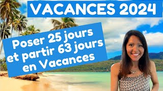 VACANCES  CALENDRIER pour profiter des PONTS [upl. by Garlinda477]