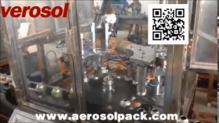 VAA Automatic Aerosol Valve Placing Machine for Tinplate Valve From Verosol aerosolpack [upl. by Finbur]