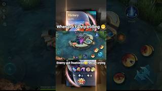 PRO FANNY TROLLING 💥🤣 shorts mlbb mobilelegends fannymlbb fannygamplay fannyplays viralsong [upl. by Eldred]