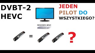 Jak sterować DEKODEREM za pomocą pilota od TELEWIZORA  jeden PILOT do WSZYSTKIEGO link w OPISIE [upl. by Ardnu]