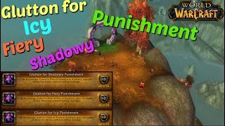 How to Glutton for IcyFiery and Shadowy Punishment  World of Warcraft achievements [upl. by Tabib]