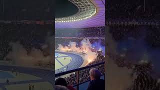 Hertha Berlin vs Koln amazing fans and atmosphere in the 2Bundesliga match [upl. by Colfin]