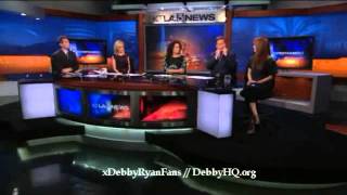 Debby Ryan on KTLA talking about her new show Jessie  September 26 2011 [upl. by Ahsitram]