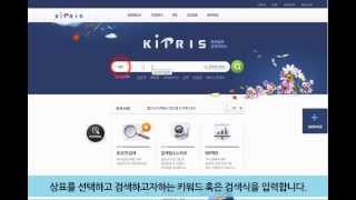 KIPRIS 상표검색 사용방법 [upl. by Ymerej]