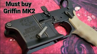 Griffin Armorment MK2 Forged lower receiver New MMB build [upl. by Annawd]