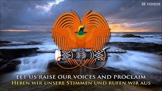 Nationalhymne von PapuaNeuguinea ENDE Text  Anthem of Papua New Guinea German [upl. by Per]