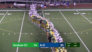 2024 Scotus Central Catholic vs AshlandGreenwood High School Football [upl. by Eelrihs869]