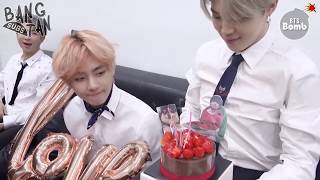 ENG 190301 BANGTAN BOMB V’s Surprise Birthday Party  BTS 방탄소년단 [upl. by Cutcliffe]