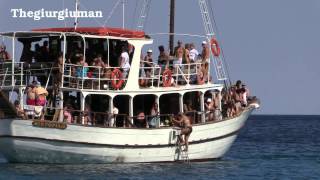 Victoria Boat Marble Beach Saliara 2013 Thassos Greece [upl. by Llennahs61]