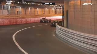 F2 Unbelievable save in Monaco tunnel [upl. by Nimaj]