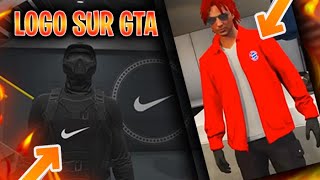 COMMENT AVOIR DES LOGOS DE MARQUES SUR GTA NikeAdidas [upl. by Odelinda]