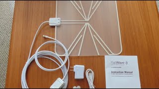 Winegard Flatwave Amped Pro HDTV Indoor Antenna Review Cut Your Cable Bill Down [upl. by Neret454]