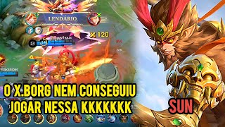 O XBORG PASSOU MAL KKKKKK – SUN GAMEPLAY MOBILE LEGENDS [upl. by Minier]