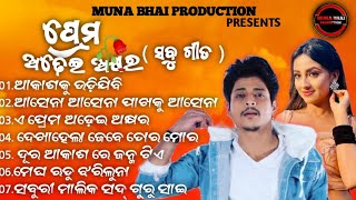 Prema Adhei Akhyara  All Romantic Songs  Babusan Mohanty Riya Dey  Muna Bhai Production [upl. by Yedok118]