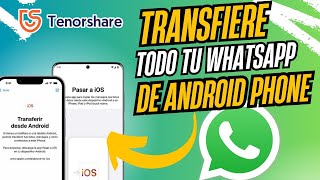 ✅Cómo Transferir Mensajes de WhatsApp de Android a iPhone 2024 [upl. by Townshend]