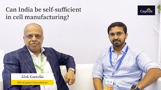 Can India be selfsufficient in cell manufacturing Explore with Mr Alok MD Jupiter International [upl. by Oah539]