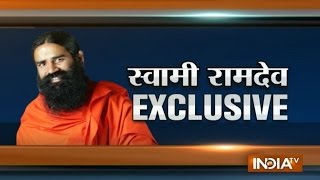 Baba Ramdev Exclusively Interview With India TV [upl. by Imailiv]