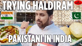 Haldiram food  Delhi Food Pakistani visiting india 🇮🇳 🇵🇰 [upl. by Anowahs]