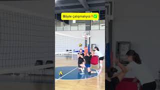 Voleybol Smaç çalışması🧉 voleybol volleyball volleyballworld [upl. by Robertson]