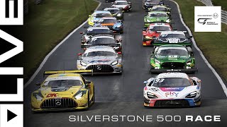 LIVE  Race  Silverstone 500  Intelligent Money British GT Championship [upl. by Hamforrd603]