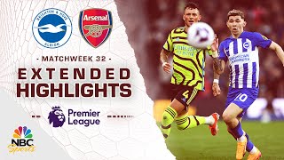 Brighton v Arsenal  PREMIER LEAGUE HIGHLIGHTS  462024  NBC Sports [upl. by Lorin693]