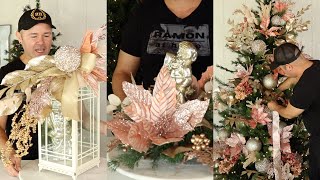 5 GLAM Christmas Decorations Ideas  How To Make Easy Christmas DIYS  Ramon At Home [upl. by Henry]