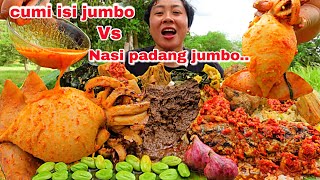 GULAI CUMI JUMBO ISI TAHU TELUR  NASI PADANG PORSI JUMBO 🤤 [upl. by Jasmin745]