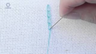 Learn How To Chain Stitch on Evenweave [upl. by Tdnarb]