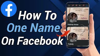 How to One Name On Facebook Easiest Way 2023 [upl. by Ycnej958]