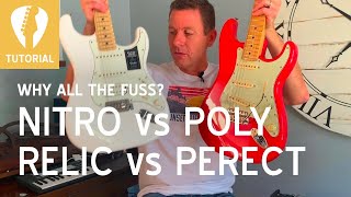 Nitro vs Poly  The relic guitar debate explained in 5 minutes [upl. by Kendell]