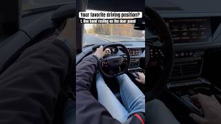 Your favourite driving position  cars [upl. by Hsiwhem]