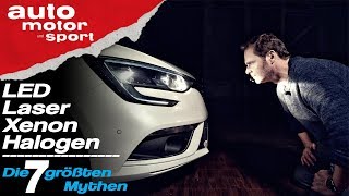 Alles Blender Die 7 größten Mythen zu Xenon LED amp Co  Bloch erklärt 57  auto motor amp sport [upl. by Freida436]