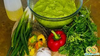 52GREEN SEASONING RECIPE GREEN MARINATE ULTIMATE MEAT MARINATE CARIBBEAN SEASONING [upl. by Prissie]