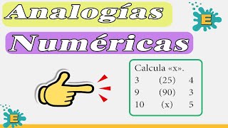 ANALOGÍAS🟢 numéricas [upl. by Eltsyek]