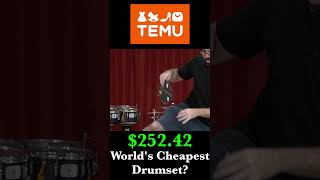 Testing the TEMU Drumset [upl. by Sahc]